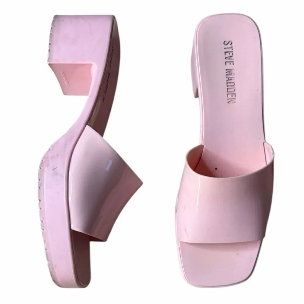 Steve Madden Light Pink Mules Size 9